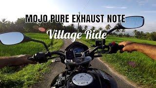 Pure Ride Sound- 2020 Mahindra Mojo 300 | Village Ride #MojoVlog #Travel