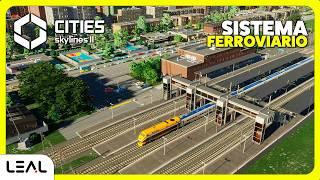 Reformamos el SISTEMA FERROVIARIO entre la ciudad AMERICANA y EUROPEA| Cities Skylines 2 EP04