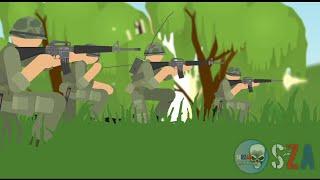 VIETNAM WAR [ Remake ] | StickNodes animation | StickNodes War.