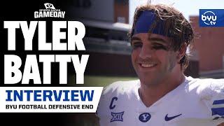 Tyler Batty on his first sack and why BYU still has so much work to do | BYUtv Postgame