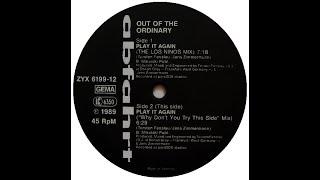 Out Of The Ordinary – Play It Again 1989