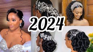 2024 Super Black Wedding Hairstyles Cute Bridal Hairstyles For Black African Women 🩷