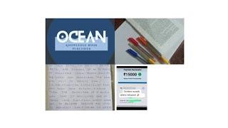 ocean knowledge book publishers. handwriting job.