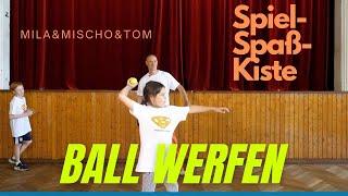 Schlagwurf -  Werfen mit dem Ball! Einfach erklärt und vorgeführt!