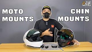 MotoMounts VS ChinMounts | Motorcycle helmet mount | Which one do you like?