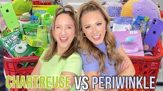 CHARTREUSE  VS PERIWINKLE ️ TARGET SHOPPING CHALLENGE