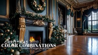 Christmas Color Combinations Décor Ideas 2024: Luxurious Designs for a Glamorous Season