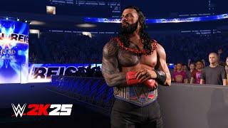 WWE 2K25 - Roman Reigns 2022 Character Model FULL ENTRANCE (PS5)