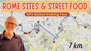 GPS Guided Rome Sites & Street Food Itinerary