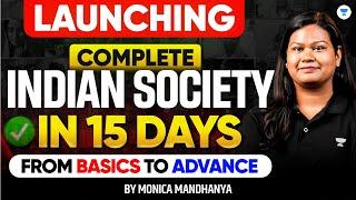 [ Launching] 15 Days Free Complete Indian Society Series From Basics to Advance | UPSC 2026/2027