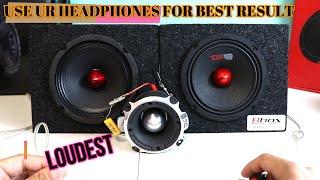 Pioneer TS-M650PRO 6.3/4 VS DS18 PRO-GM6B 6.5  midbass speakers test