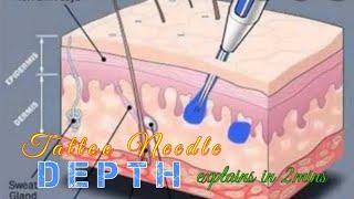 What is the exact depth of a tattoo needle | Axl Arts