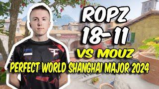 CS2 POV FaZe ropz (18/11) vs MOUZ (Inferno) @ Perfect World Shanghai Major 2024