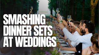 SMASHING DINNER SETS AT WEDDINGS AND PARTIES