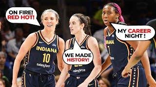 Caitlin Clark, Lexie Hull, Aliyah Boston SHATTERED WNBA HISTORY Together On RECORD BREAKING Night!