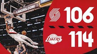 Portland Trail Blazers 106, Los Angeles Lakers 114 | Game Highlights | January 2, 2025