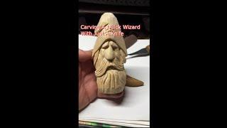 Carving A Quick Wizard With Just a Knife