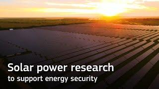 Solar power research to support energy security