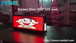 P5 Taxi Top LED Display/Taxi Topper/Taxi Top LED Sign