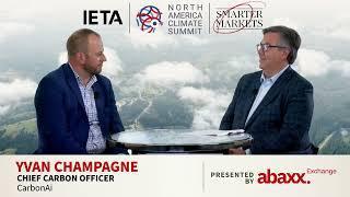 IETA North America Climate Summit 2024 | Yvan Champagne, Chief Carbon Officer, CarbonAi