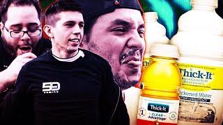 THICK APPLE JUICE?!? 59 GAMING THICK WATER TASTE TEST!