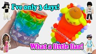 Slime Storytime Roblox | She lied about having just 3 days left to make the guys notice her