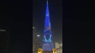 Burj Khalifa lights up Dubai Metro 15th Anniversary #onpassivemetrostation