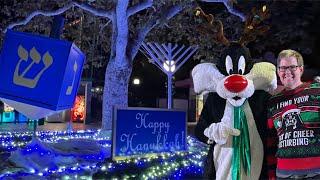 Celebrating Hanukkah 2024 at Holidays in the Parks Six Flags