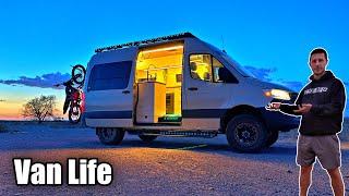 Living in a 4x4 Sprinter for 7 Days! - @sandyvans