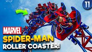 I *TRIED* Making a SPIDER-MAN Roller Coaster in Roblox... (MP3 #11)