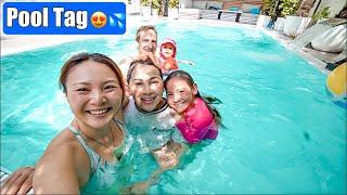 1 Tag im Pool  Sommer Spaß im Wasser | Baby lernt schwimmen! Mamiseelen