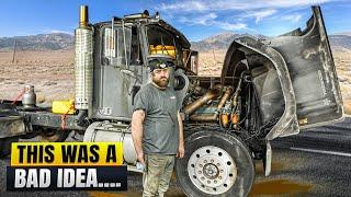 Attempting to DRIVE an Abandoned Semi Truck Home...