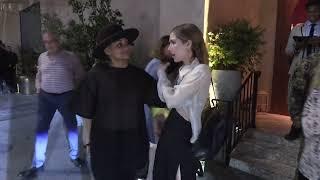 Raven-Symoné and wife Miranda Maday enjoy a night of fun at Fleur Room in West Hollywood