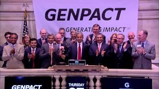 Genpact Rings the Closing Bell to Celebrate 8 years on the NYSE