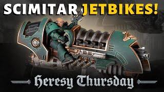 SCIMITAR JETBIKE SQUADRON in Plastic! New Sky-hunters revealed for Horus Heresy