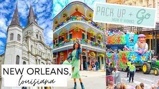 NEW ORLEANS TRAVEL VLOG | Pack Up + Go Surprise Vacation [French Quarter, Bourbon St., Eats + More!]