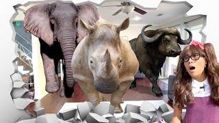 Heaviest Land Animals For Kids | Soso's Toy Animals Come to Life!