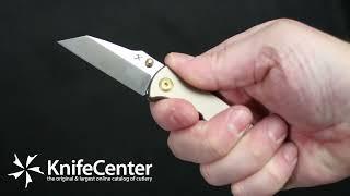 Kansept Knives Dirk Pinkerton Little Main Street Folding Knife