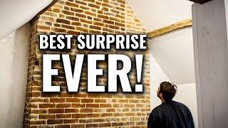 Building our Dream English Cottage Nursery & Discovering a Hidden Fireplace | My Tiny Estate