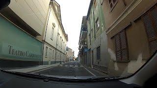 Broni, Province of Pavia, Lombardy (Lombardia), Italy (Italia) – onboard camera