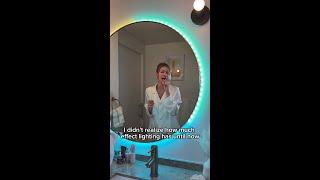AI lighting made my bathroom feel like a spa 