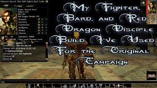 Neverwinter Nights My Original Campaign Fighter Bard Red Dragon Disciple Build