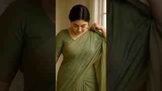 India's Most Beautiful AI Model in Real Life  #saree #viralvideo #india #beauty #shorts #trend #ai