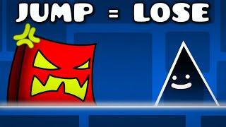 Can You BEAT Geometry Dash Without Jumping?