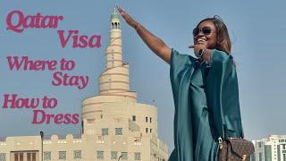 How To Get QATAR VISA IN 2 HOURS - How To Dress // Where To Stay