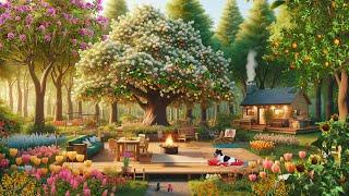 Beautiful Relaxing Hymns, Peaceful Instrumental Music, " Summer Garden Serenity " by Dreamy Ambience