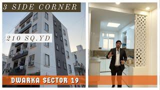 2 BHK Builder Floor in Dwarka | 3 Side Corner [ 75 sqyd ] Builder Floor in Dwarka Sector 19