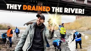 GUNS, RELICS and PRANKS found in a drained river!