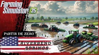 Plantation de Riz en Communautaire 5 Hectare !! Partir De Zéro [ Live ] Farming Simulator 25