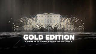 Gold Collection - Projection Video Mapping Loops Pack Vol.8 - UPDATED